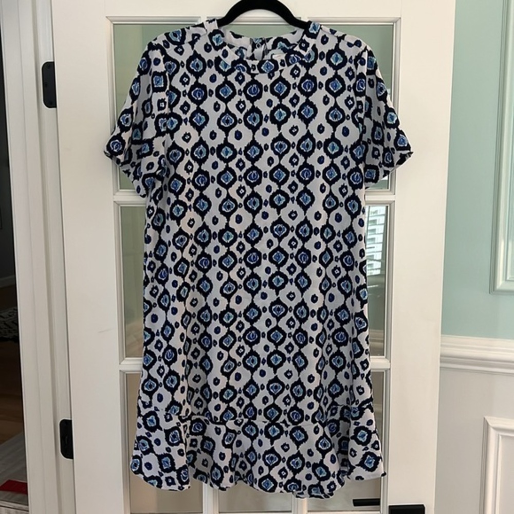 Mud Pie Short Sleeve Shift Dress | M